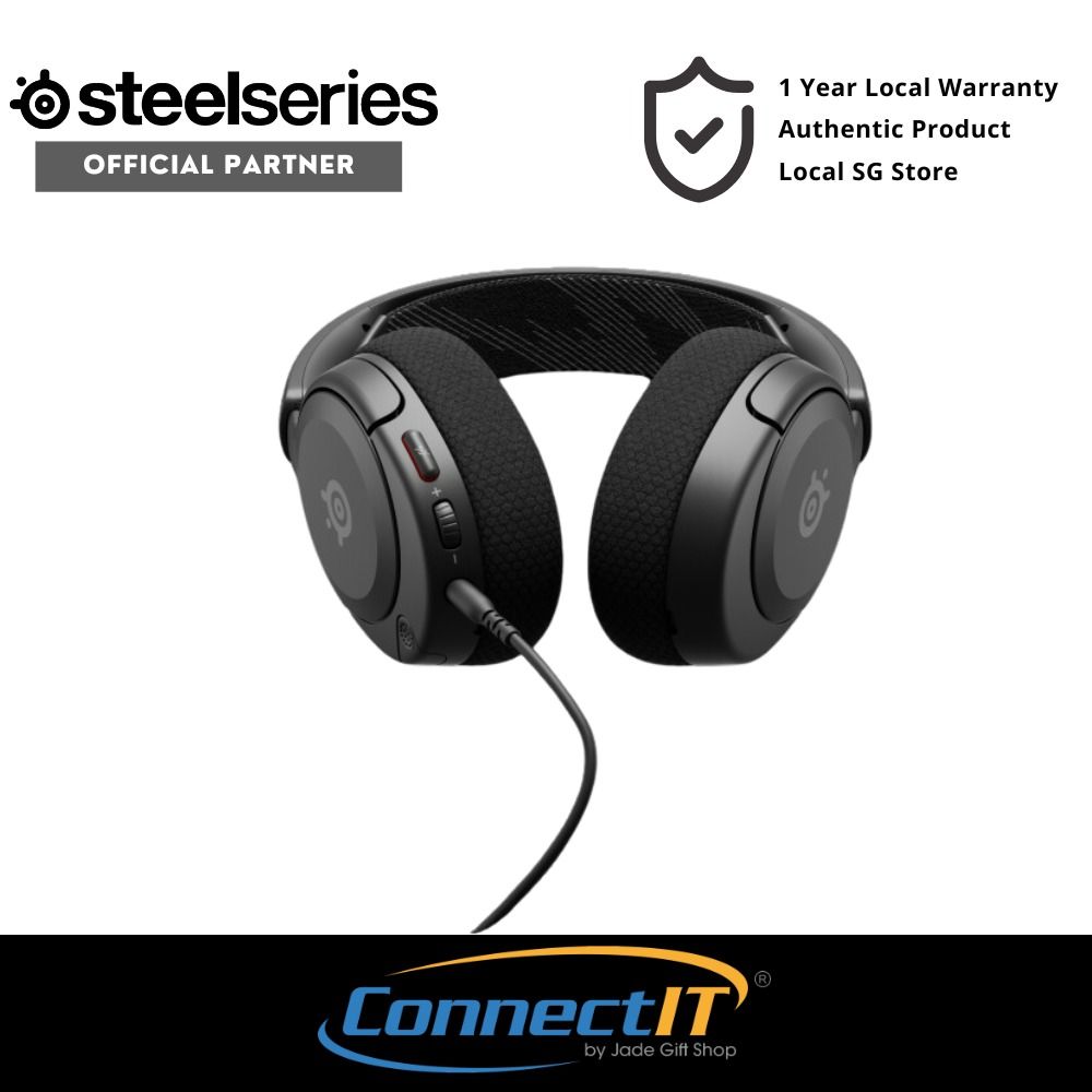 SteelSeries Arctis Nova 1 Wired Gaming Headset for PC - White