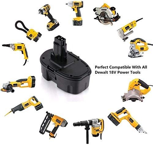 18V 3.6AH Ni Mh DC9096 Replacement Battery for Dewalt 18V Battery
