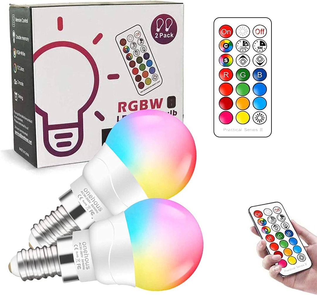 LED Light Bulb, Color Changing Night Lights - Compatible with
