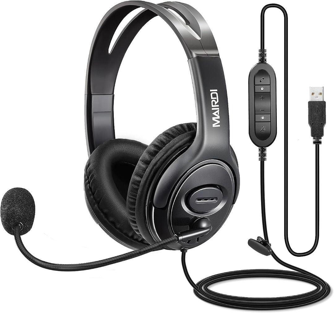 Conference call sales headphones with mic