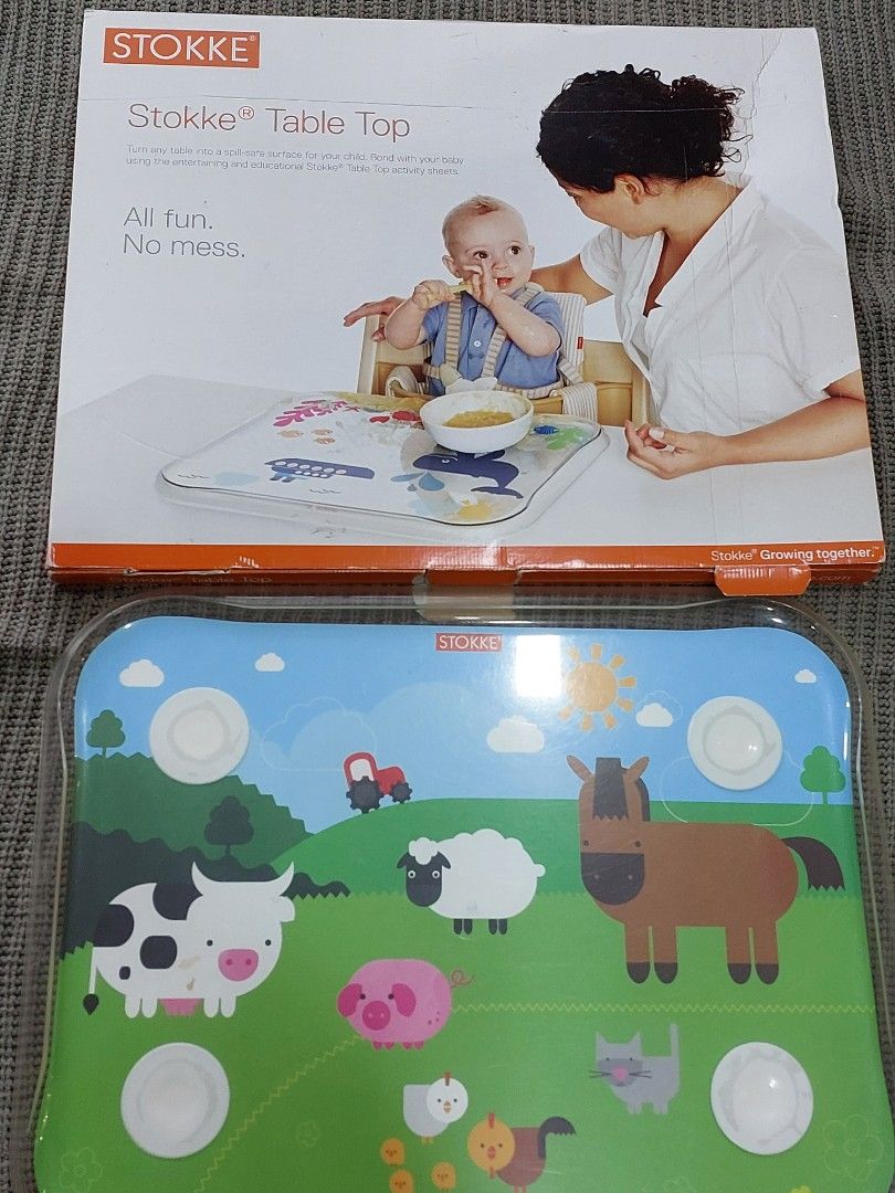 Stokke Table Top Tray Babies Kids Infant Playtime on Carousell