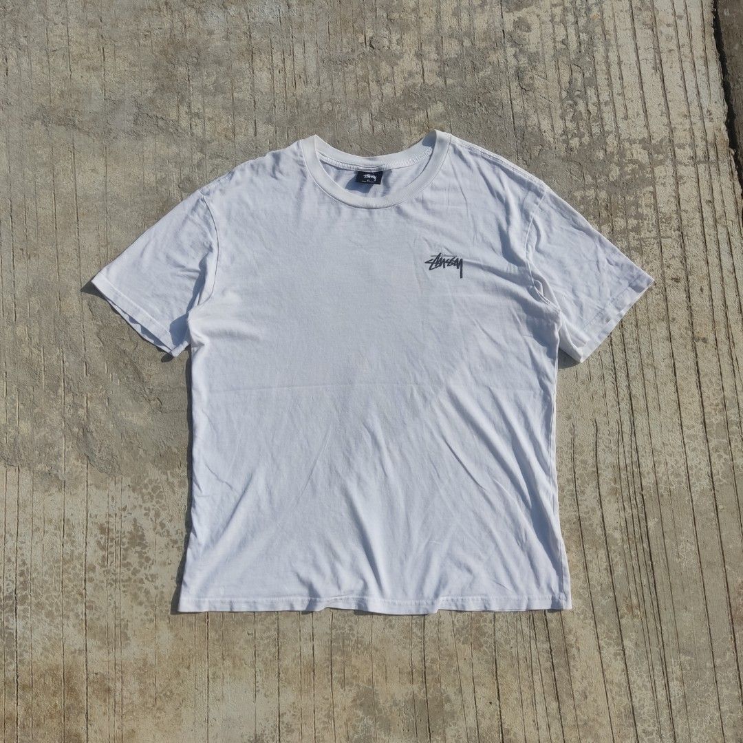 Stussy card tee on carousell