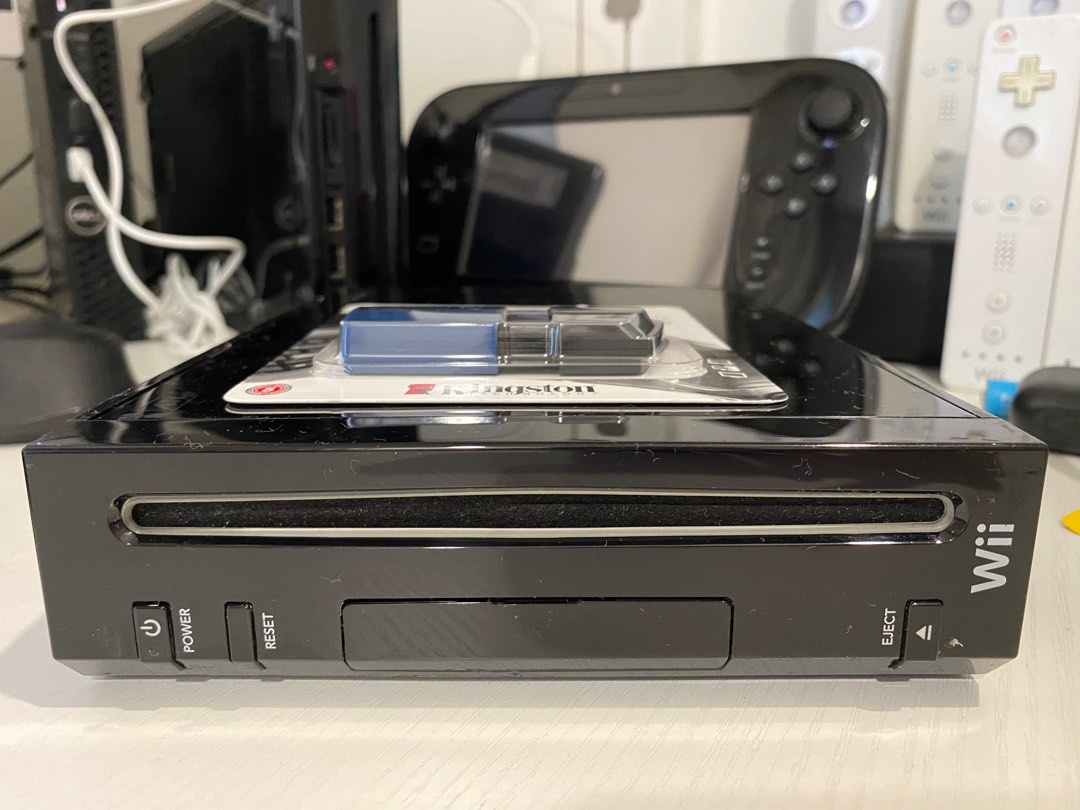Super rare Black Wii console modded with 1000+ games, Video Gaming