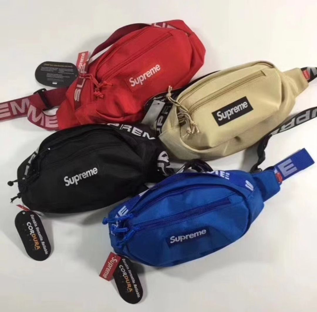 Supreme 18ss 44th Waist Bag 斜挎包單肩包腰包, 名牌, 手袋及銀包