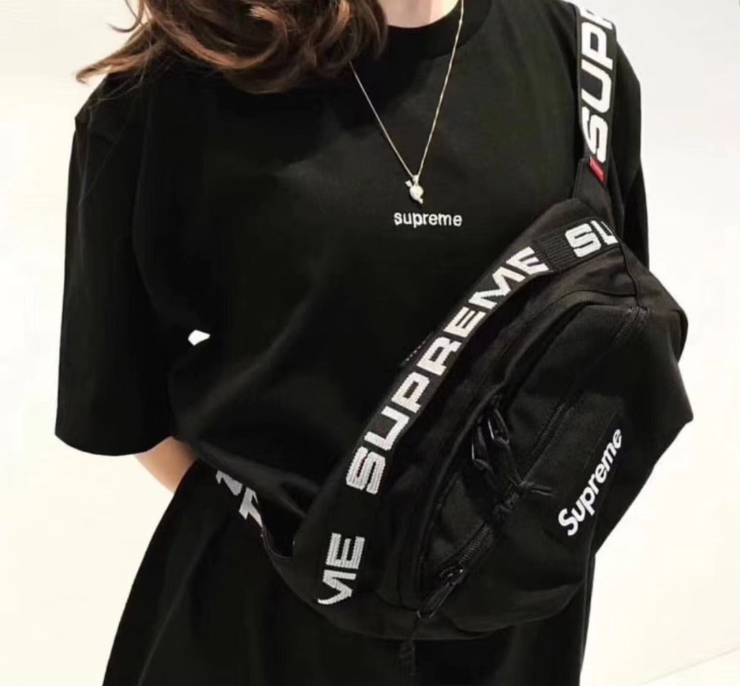 Supreme 18ss 44th Waist Bag 斜挎包單肩包腰包, 名牌, 手袋及銀包