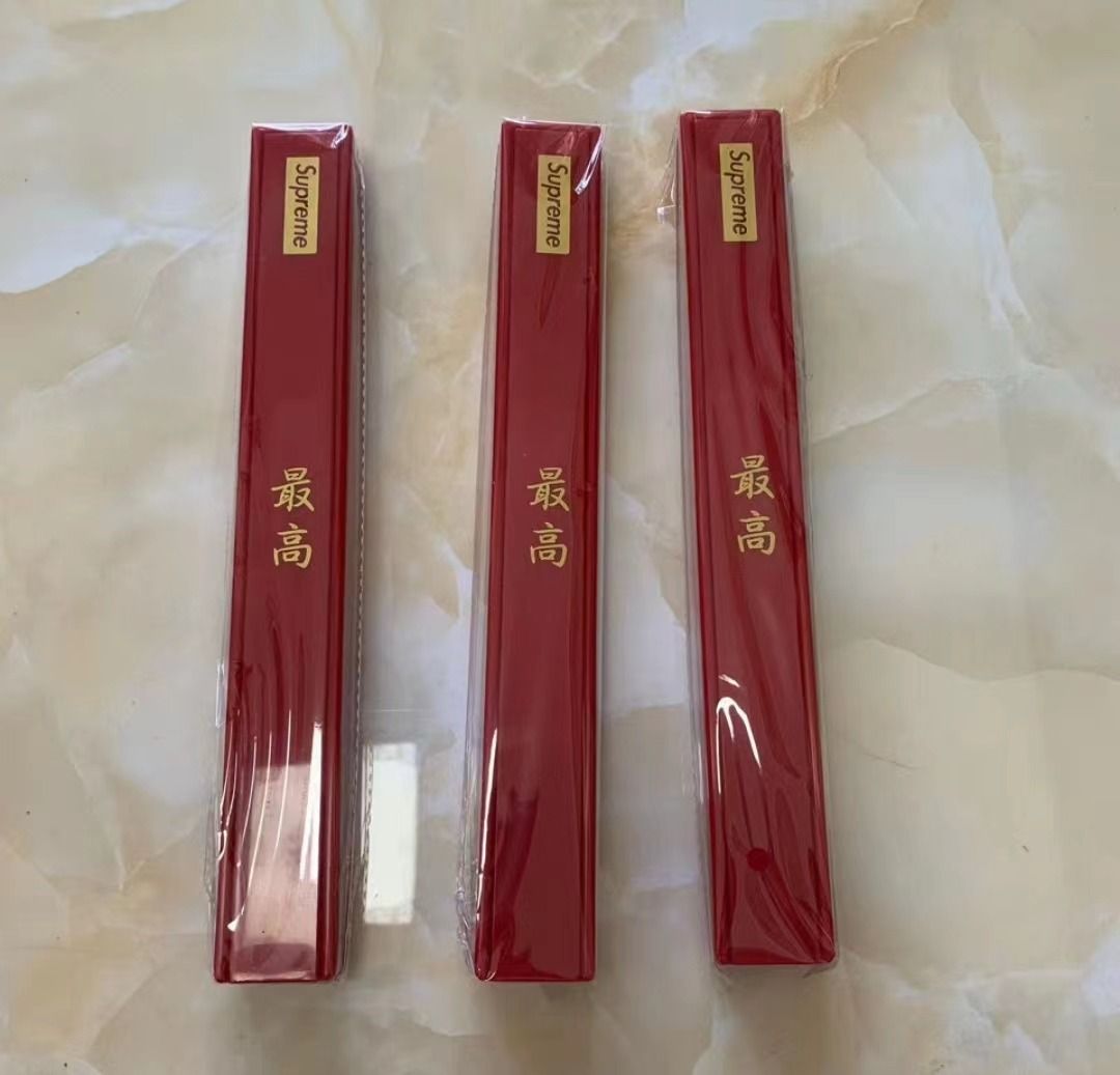 Supreme Chopsticks Set Red 筷子紅色*3, 傢俬＆家居, 廚具和餐具