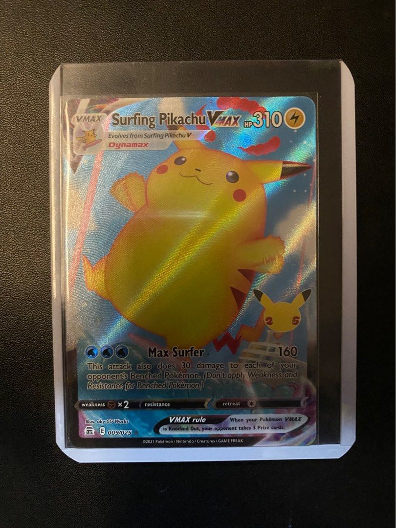  Surfing Pikachu VMAX - 009/025 - Ultra Rare : Toys & Games