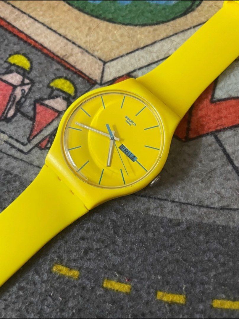 Swatch YELLOW REBEL 41mm