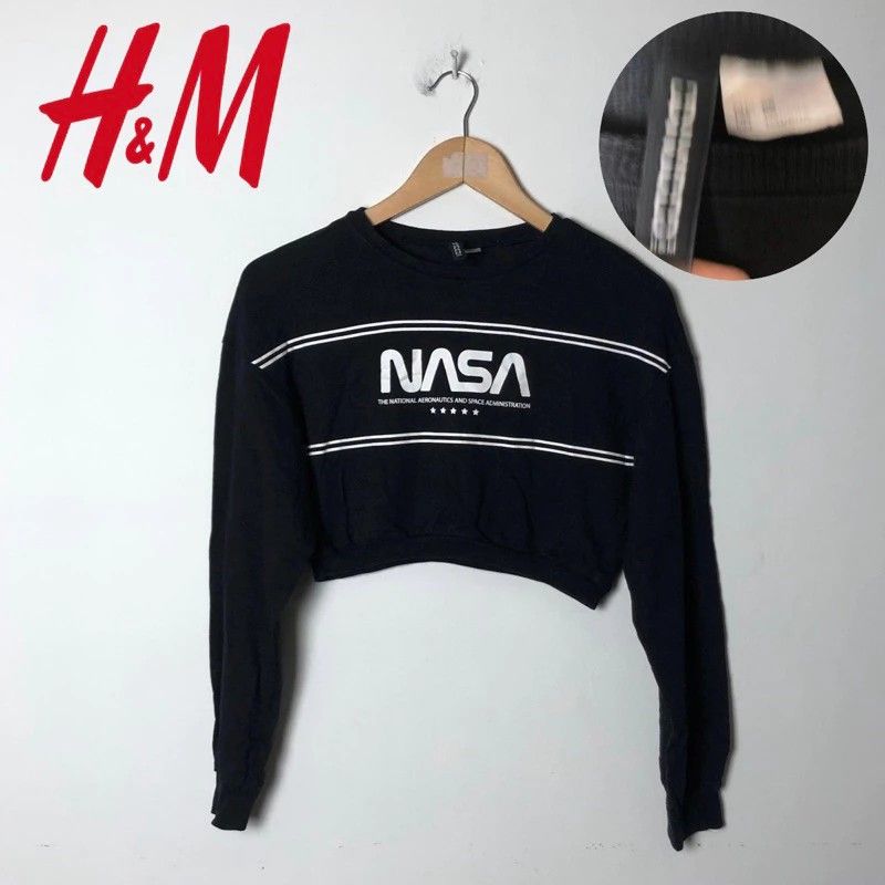 Baju sweater crop hot sale