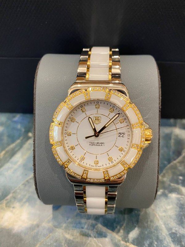 Tag heuer formula 1 diamond set ceramic ladies watch sales