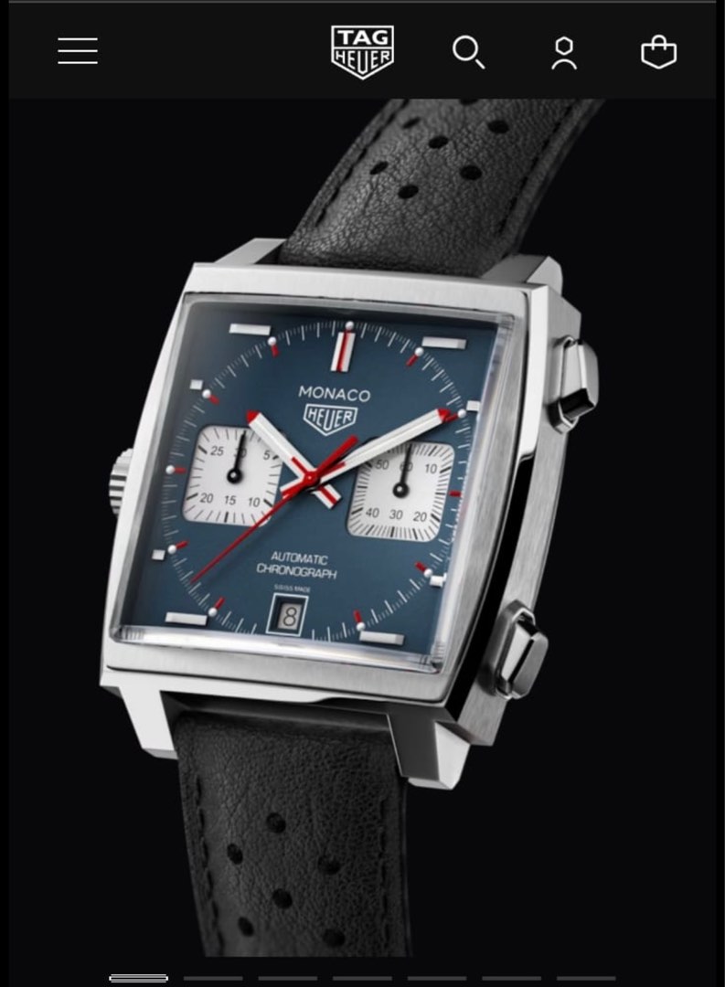 TAG HEUER MONACO 39MM Luxury Watches on Carousell