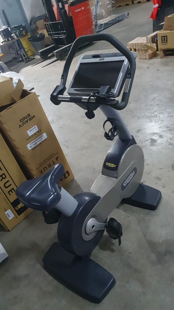 Technogym upright on sale bike price
