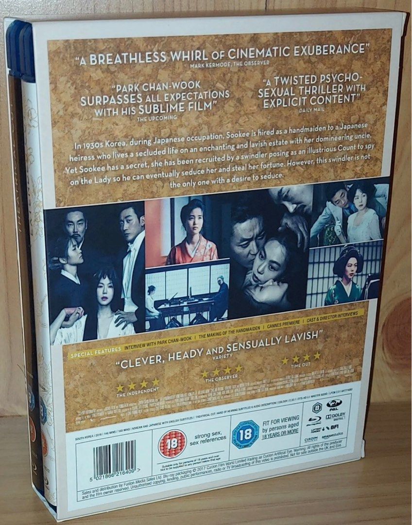 The Handmaiden Special Edition (UK Import BluRay 2disc