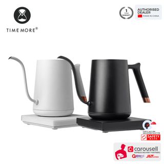 Fooikos Gooseneck Electric Kettle with Thermometer - 1.0L 304 Stainless  Steel Water Kettle for Coffee and Tea Brewing -800W Fast Heating in 4