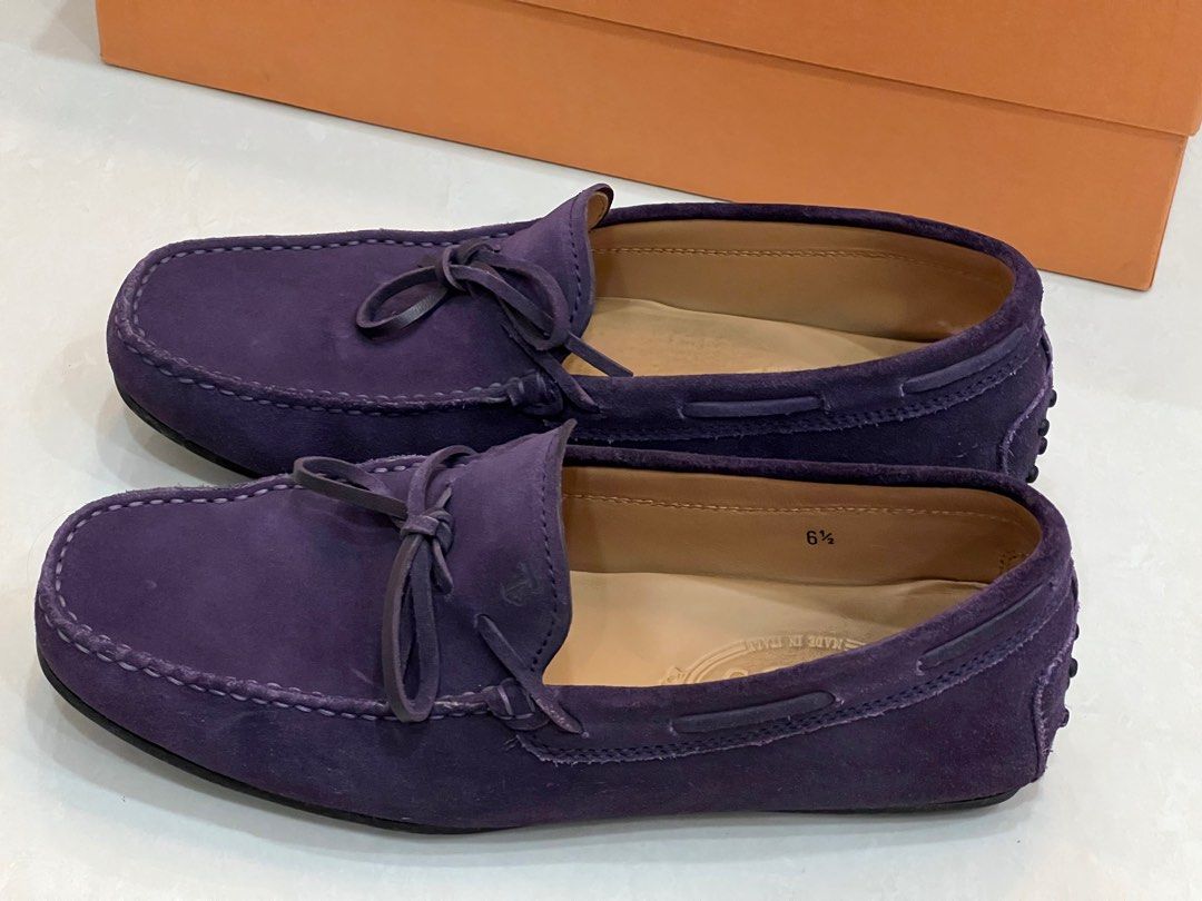Purple driving clearance shoes