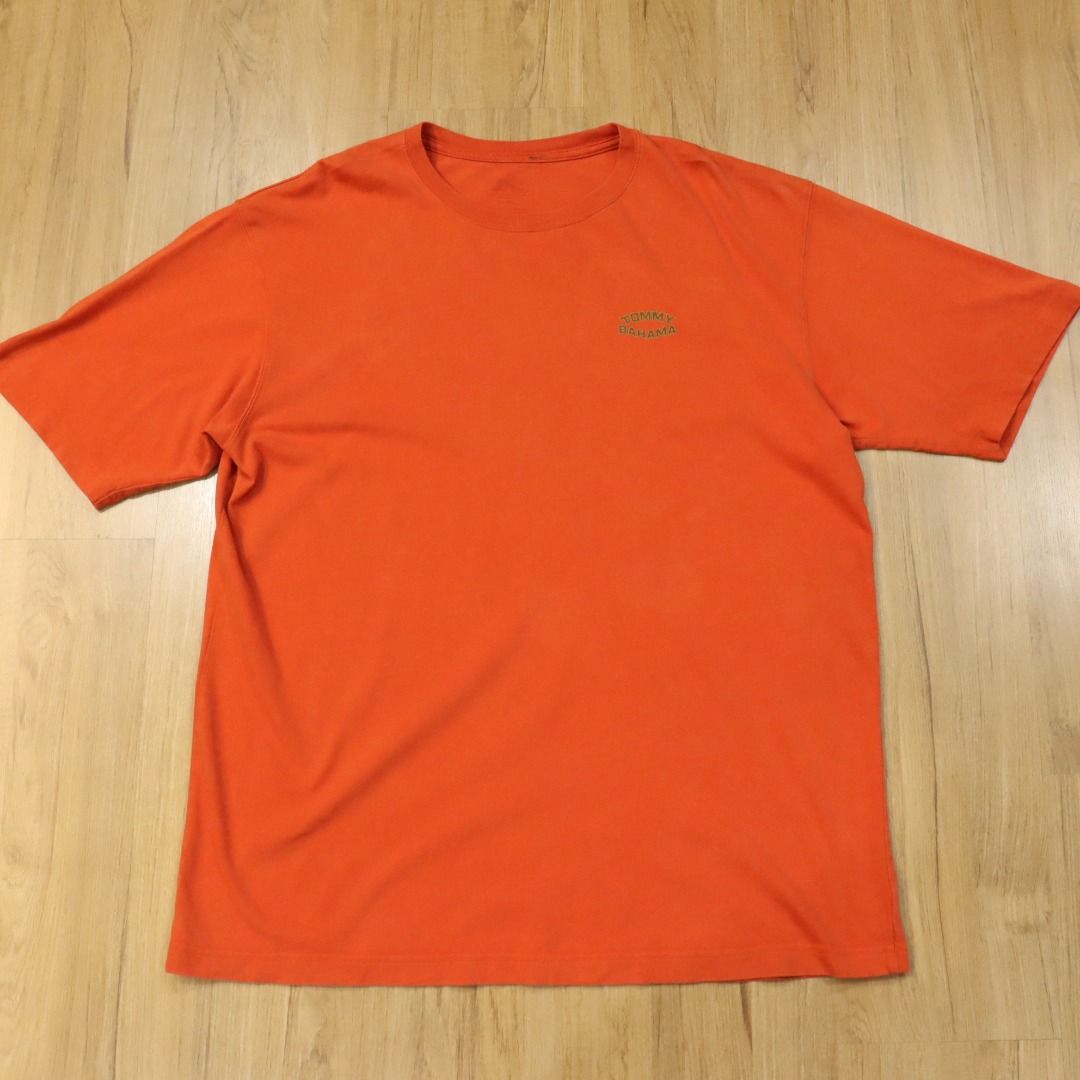Tommy Bahama Mermaid Orange Shirt