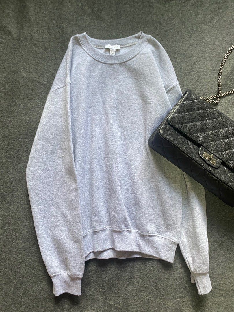 Topshop grey sweatshirt store