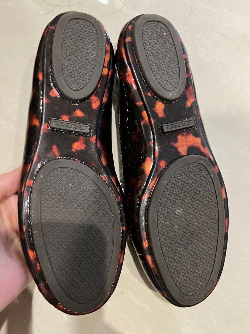 Tory burch tortoise shell flats top