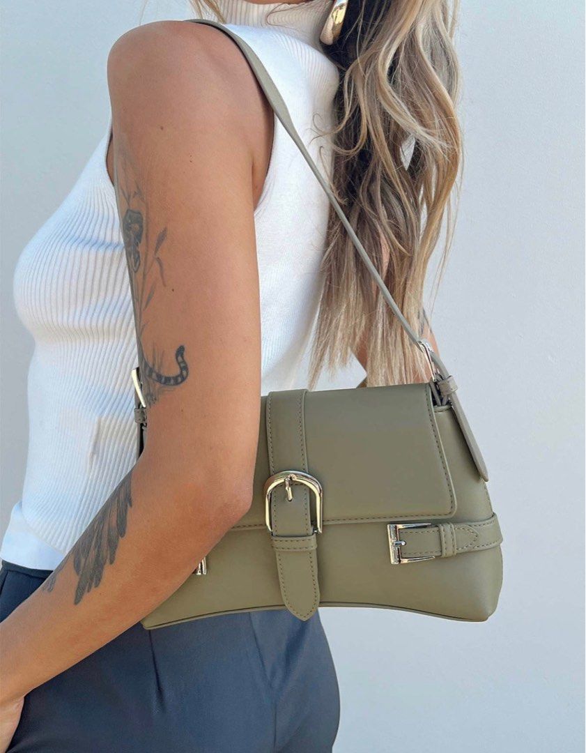 Reiss maya leather shoulder bag cheap