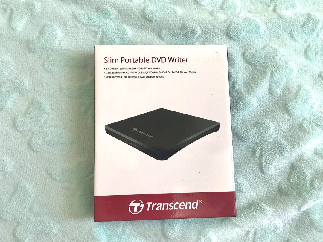 Transcend Slim Portable Dvd Writer (Category: Hard Disks & Thumbdrives) located in Liloan. Submitted by leodumagsagighe (Listing ID 1250386288, Image 1). Description: Bought at Octagon last february 2023 for srp ₱1,799. used only once to copy files from a cd since laptop nowadays dont have internal dvd. like new Meet up Liloan Cebu Area Shipping through J&t, Lbc, Jrs Buyer will shoulder the sf.