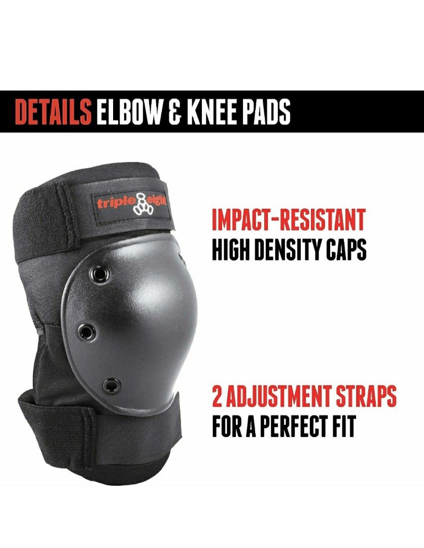 Triple 8 Protection Safety Pads Guards for Skateboarding, Skating