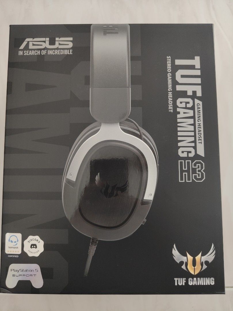 TUF Gaming H3 Gaming Headset Stereo Gaming Headset, Audio, Headphones ...