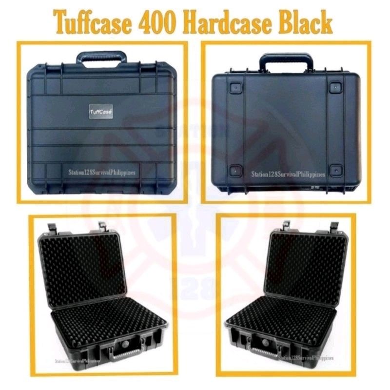 Tuffcase 400 Hardcase (Category: Camera Bags & Carriers) located in Quezon City. Submitted by station128 (Listing ID 1250451299, Image 2). Description: Tuffcase 400 Hardcase Description: Tuffcase is durable and stable, water-dust-shock-rust proof and super affodable. It is also perfect for storage of your valuable photography gears and accessories. Press and Pull Latches Hold fast under impact and create flat surface for upright stability Solid-c