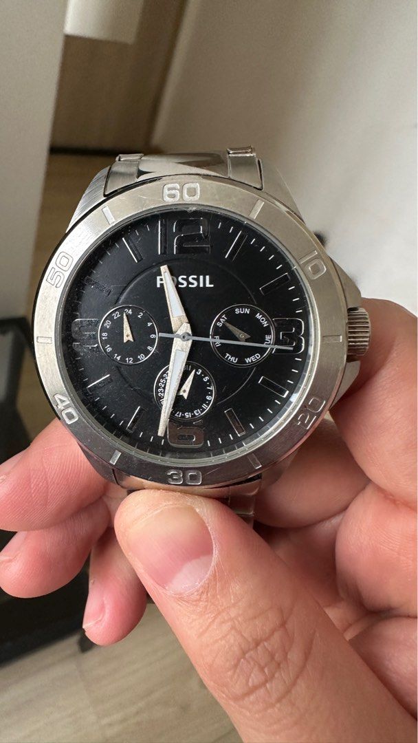 Men's fossil on sale watch stainless steel