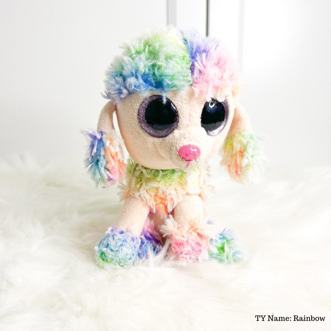 Ty beanie boos rainbow online