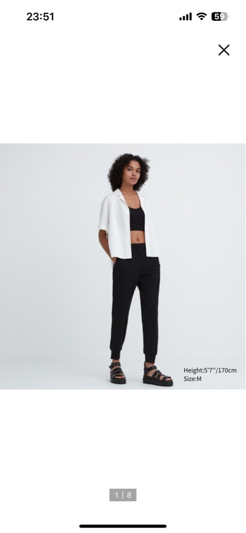 UNIQLO Ultra Stretch Active Jogger Pants (Brown), Women's Fashion,  Activewear on Carousell