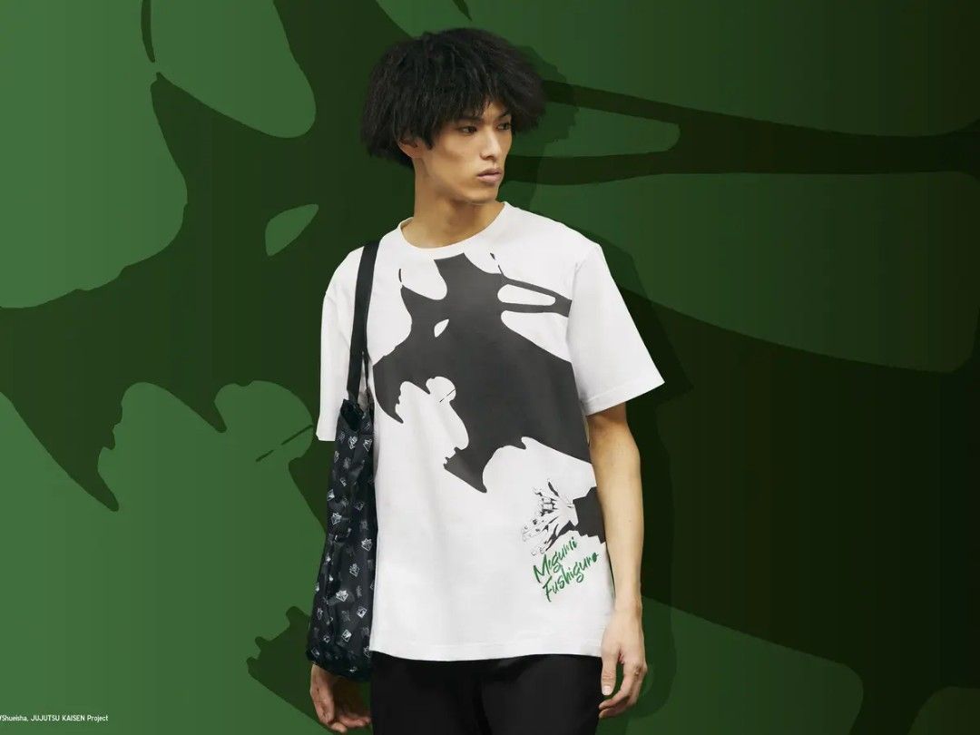 Olive Green Oversized T-shirt For Men With Anime Design
