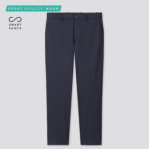 Uniqlo Smart Ankle Pants Ultra Stretch, Men's Fashion, Bottoms, Trousers on  Carousell