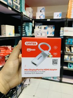 Unitek Mini DisplayPort to HDMI Female 1.4 Adapter White Y-6331