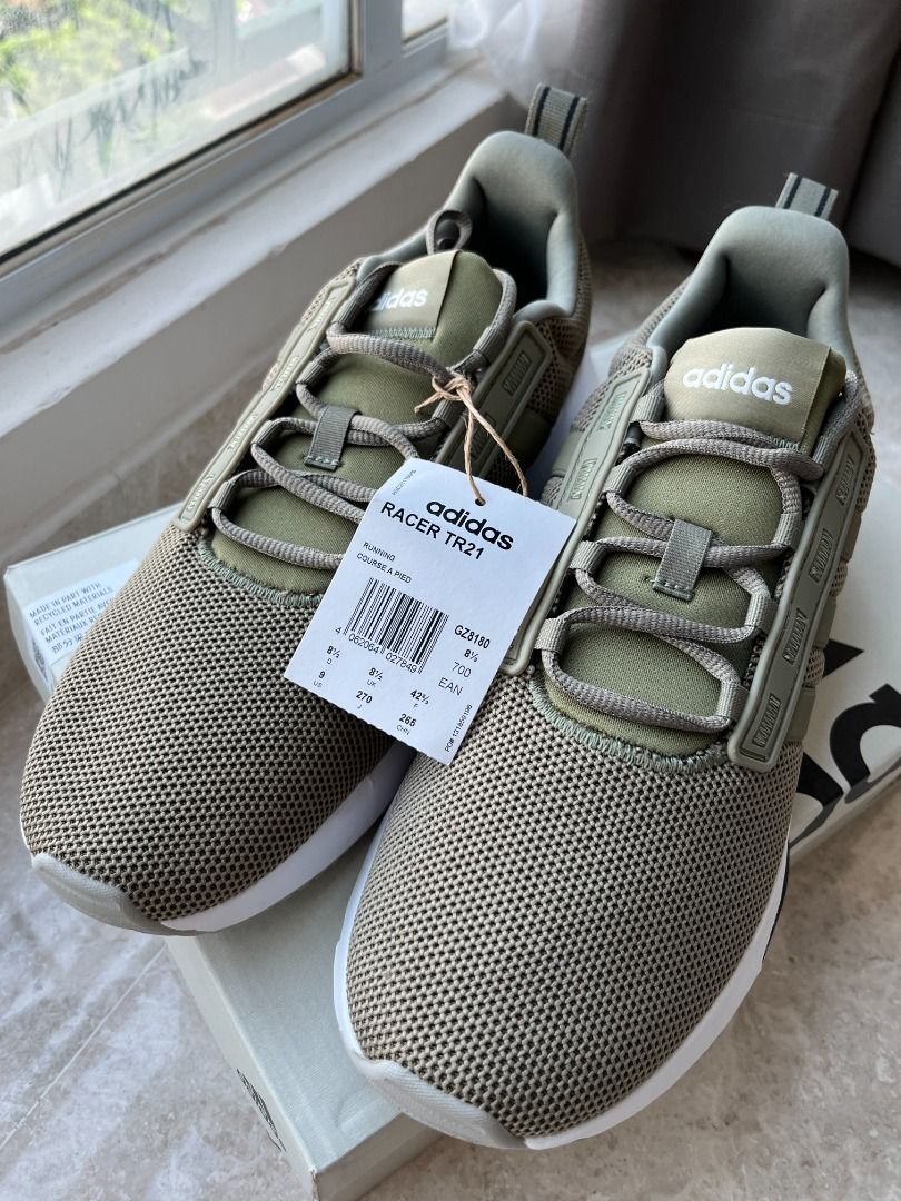 Olive green mens sales adidas