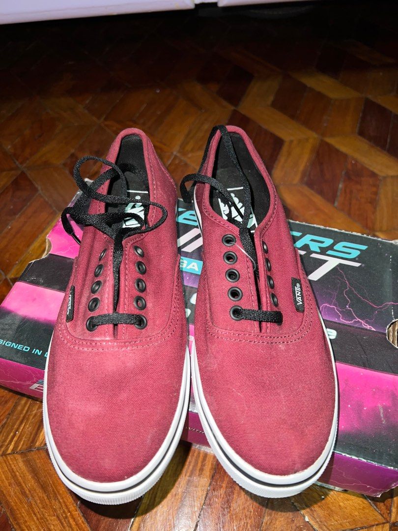 Vans Maroon Women s Fashion Footwear Sneakers on Carousell