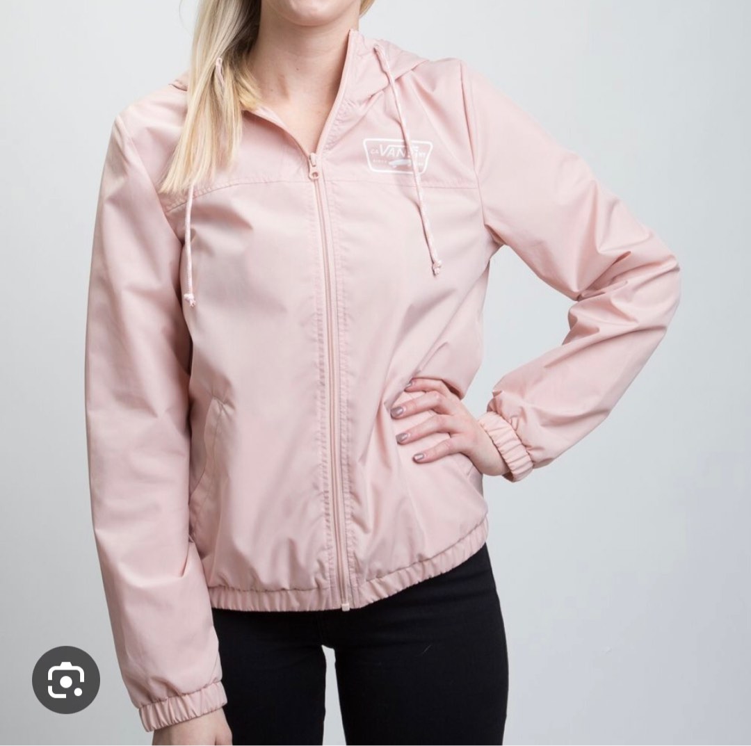 Pink deals vans windbreaker