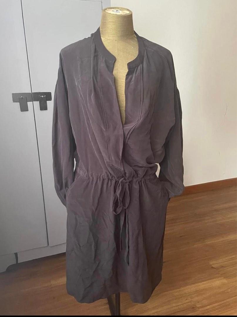 Vince silk tunic deals dress