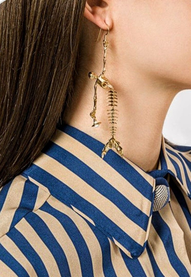 Vivienne westwood skeleton earrings on sale