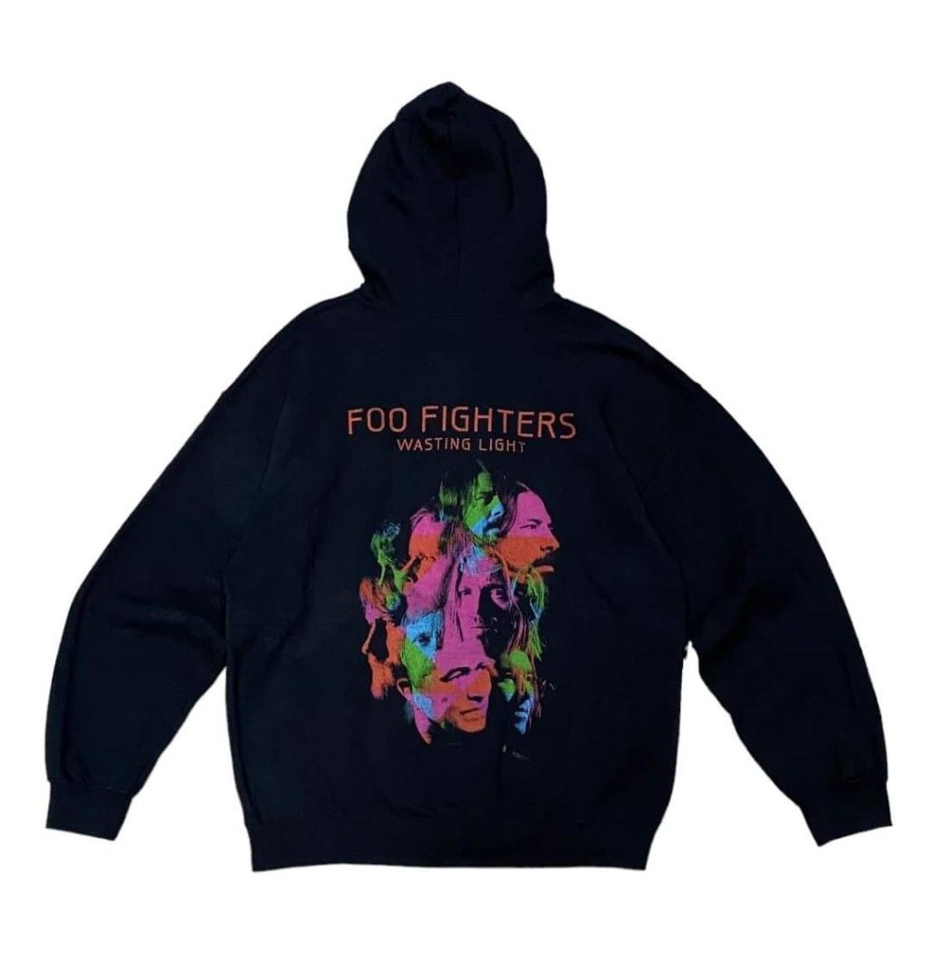 Foo fighters zip up hoodie sale