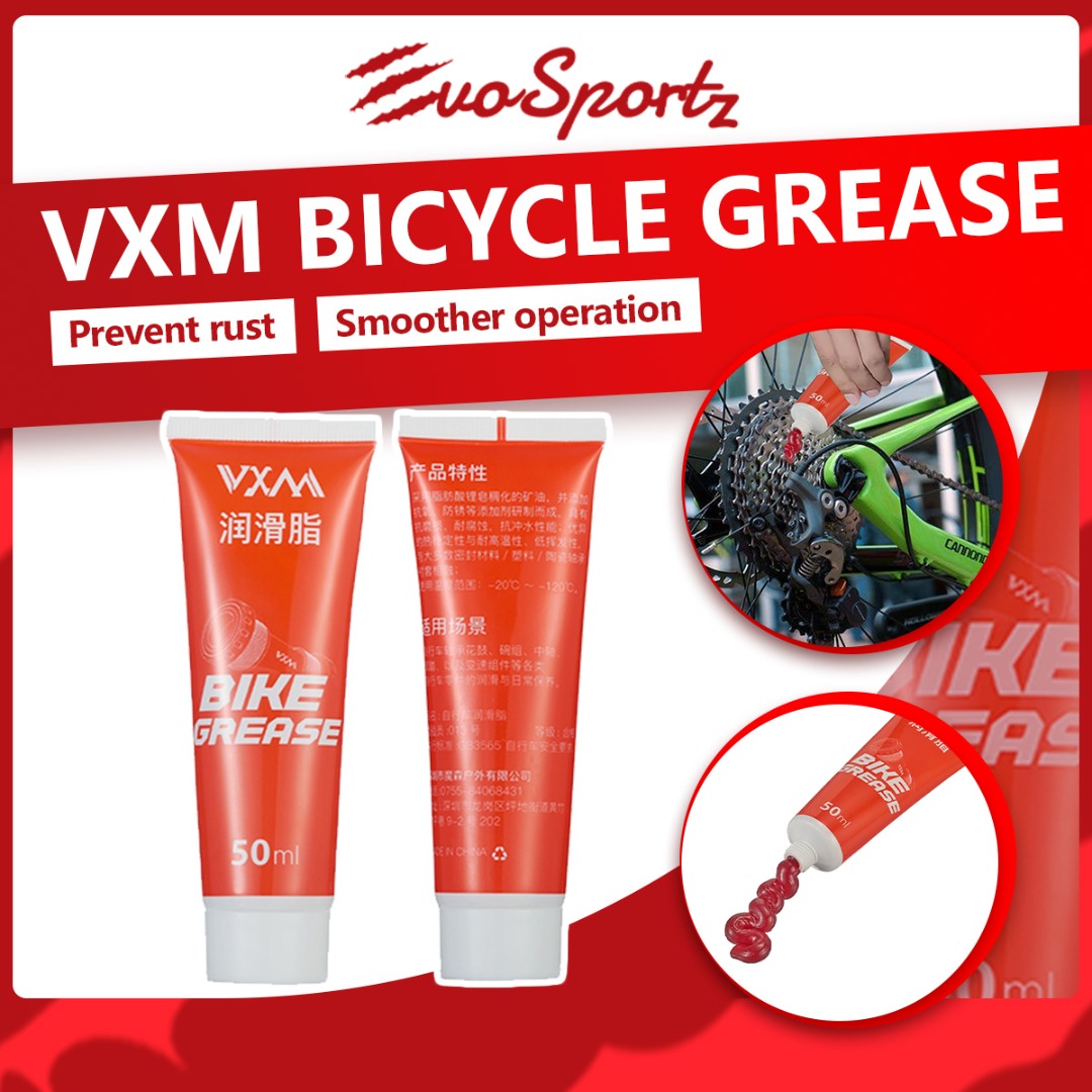 VXM Bicycle Grease Bike Cycling Basic Red Grease, Sports Equipment