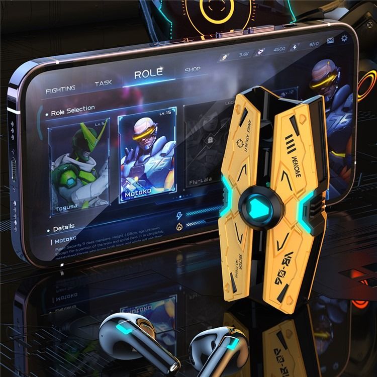 Wekome High-Appearance Mecha Bluetooth Headset TWS Wireless Smart Noise ...