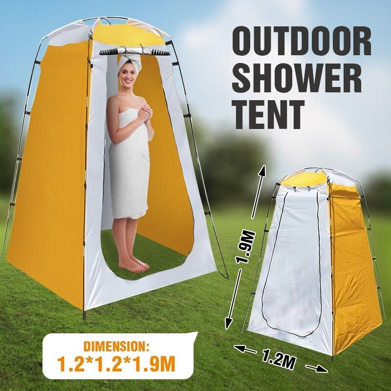 Toilet shower tent top