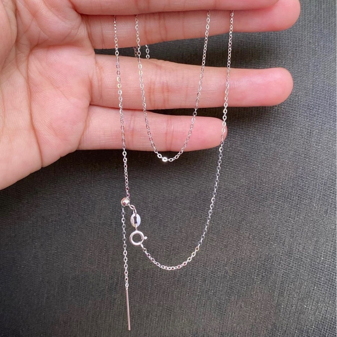 White gold chain necklace womens shop