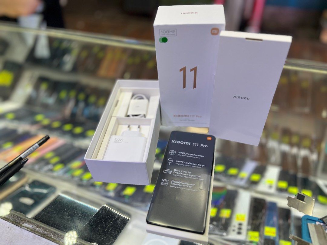 全新國際版xiaomi11Tpro 8+128GB Gray （鴨寮街197AK分店）, 手提電話