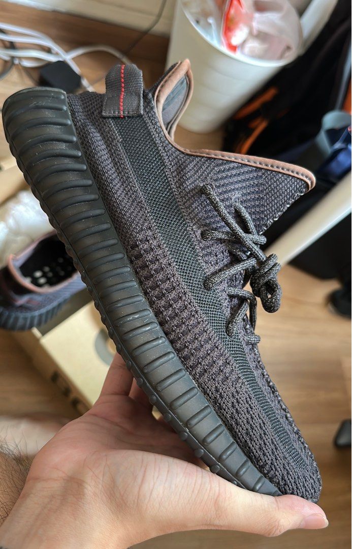 All black outlet yeezy static