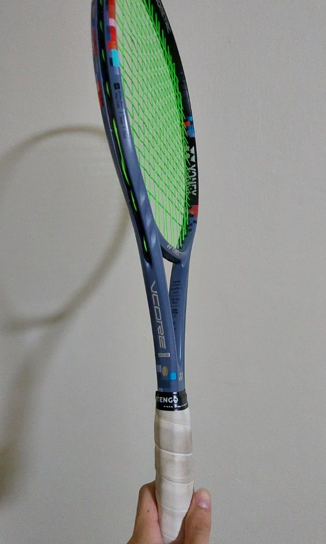 Yonex Vcore 98 (new strings), Sports Equipment, Sports & Games, Racket ...