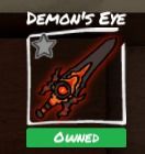 Zo samurai Demons eye