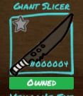 Zo samurai Giant slicer
