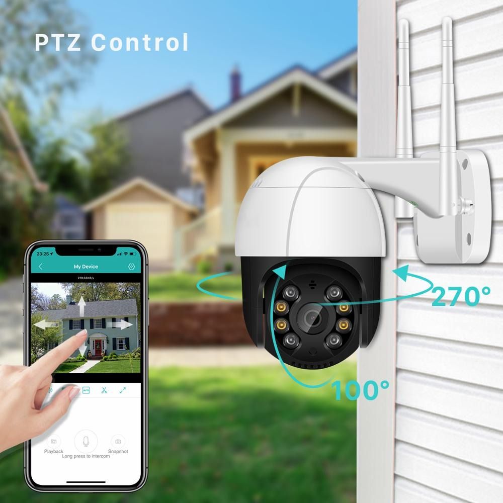 outdoor wireless pan tilt zoom camera