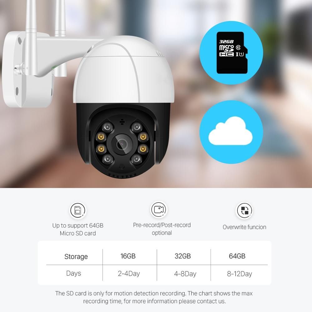 outdoor wireless pan tilt zoom camera